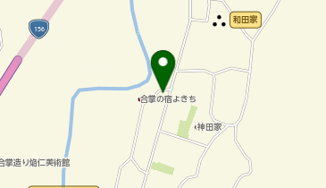 豆吉本舗 白川郷店の地図画像