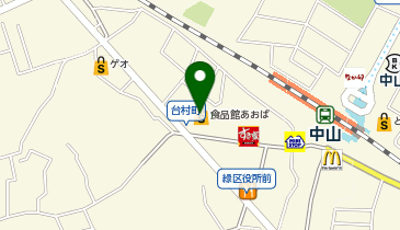 花尚 中山店の地図画像