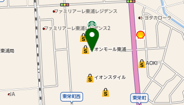K.style(ケー スタイル) イオン 東浦店の地図画像