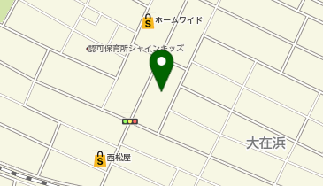 株式会社大分イワキ トキハインダストリー アムス大在店内の地図画像