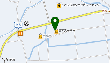 株式会社大分イワキ 業務スーパー狭間店内の地図画像