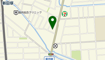 メガネのハラダ 新田塚店の地図画像