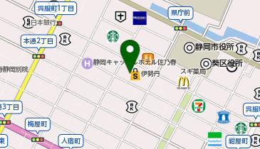 株式会社エリート 伊勢丹静岡店の地図画像