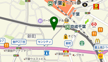 鶏三和 そごう千葉店の地図画像