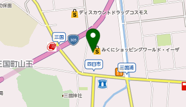 有限会社花工房 イーザ三国店の地図画像