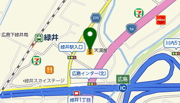 肉総菜 はしもと ラクア緑井店の地図画像