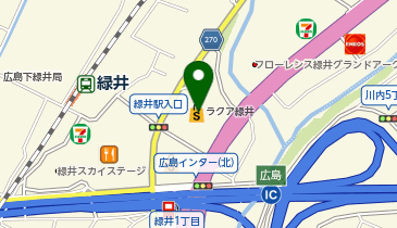 サーティワンアイスクリーム ラクア緑井店の地図画像