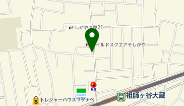 アクイール 祖師ヶ谷大蔵店の地図画像