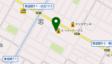 フラワーショップいしざか 東苗穂店の地図画像