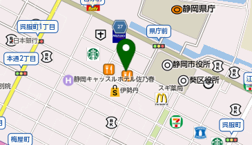 サガワ補聴器 札の辻店の地図画像