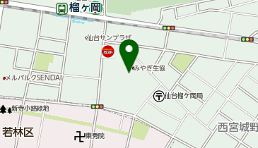 イーストガーデン 榴ヶ岡店の地図画像