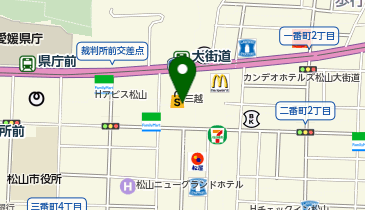 VALENZA(バレンツァ) 松山三越の地図画像