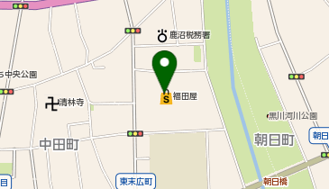 上野文具 鹿沼店の地図画像