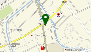 日星コーポレーション株式会社 キーパープロショップ東静岡店の地図画像