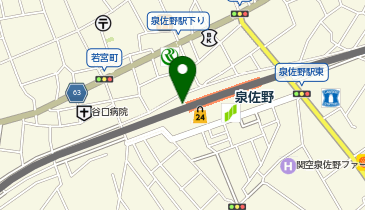 MIZUSHIMA(ミズシマ) 泉佐野駅店の地図画像