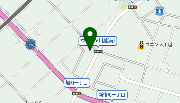 紋蔵庵 川越店の地図画像