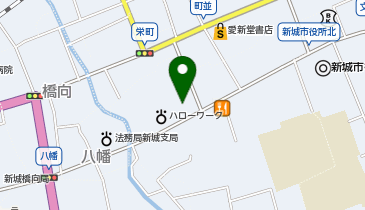 鶏笑 新城店の地図画像