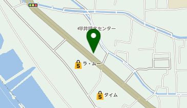 かめや釣具 岡山平井店の地図画像