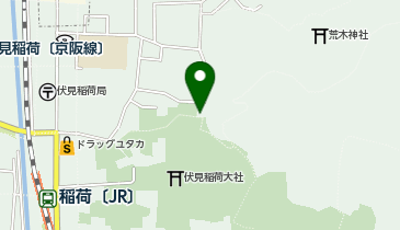 五木茶屋 伏見稲荷店の地図画像