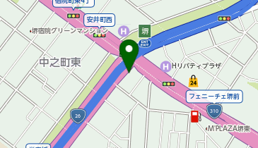 堺 鍋屋 まったりの地図画像