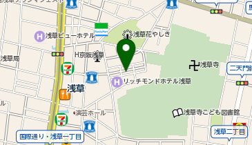 株式会社竹田事務機 浅草店の地図画像