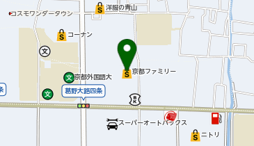 株式会社竹田事務機 京都ファミリー店の地図画像