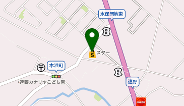 銀閣寺大西 守山店の地図画像