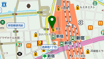 ダーバン 京王百貨店新宿店の地図画像