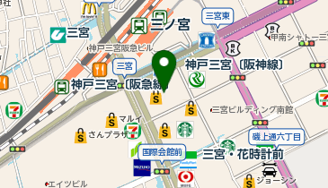 ケサランパサラン 神戸阪急の地図画像