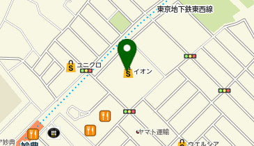 カツウラ化粧品 イオン市川妙典店の地図画像
