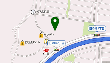 ボックサン コープデイズ神戸北町店の地図画像