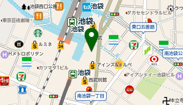 有限会社エムケー 西武 池袋本店の地図画像