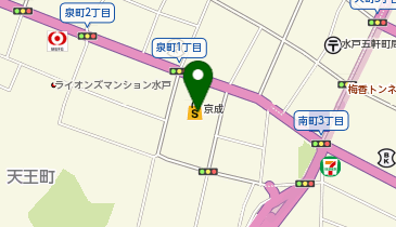 有限会社エムケー 水戸 京成百貨店の地図画像