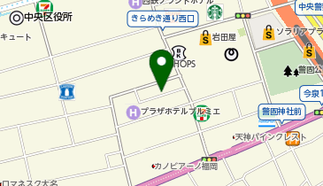 OZSISTER(オズシスター) 大名店の地図画像