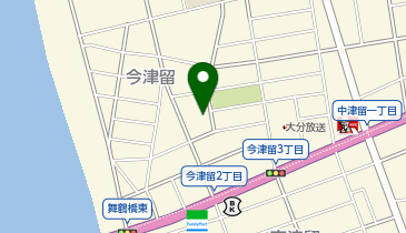 モイスティーヌ大分今津留サロンの地図画像