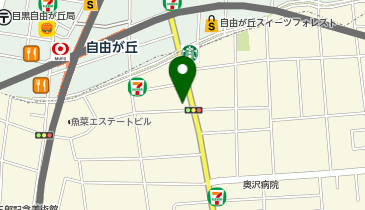 Rifare(リファーレ) 自由が丘の地図画像