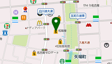 AHKAH(アーカー) 松坂屋名古屋店の地図画像
