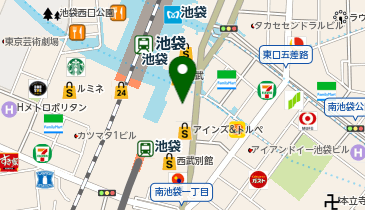 オーガニックマーケット 西武 池袋本店の地図画像