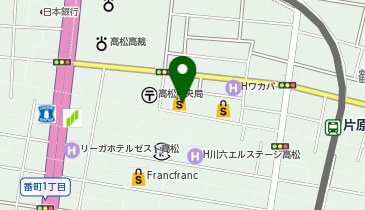 群言堂 高松三越店の地図画像