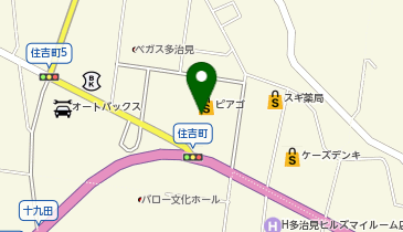 肉のくまざき 多治見店の地図画像