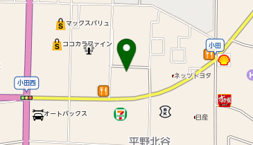 わたせい 小田店の地図画像
