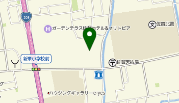 豊凜化粧品 布谷サロン 佐賀店の地図画像