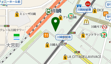 ペッパーランチ 川崎アゼリア店の地図画像