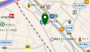 マルエフ酒場の地図画像