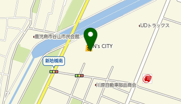 ニシムタ N&rsquo;sCITY(エヌズシティ) 谷山店の地図画像