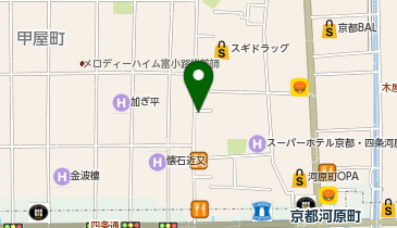 Metamorphose(メタモルフォーゼ) 京都店の地図画像