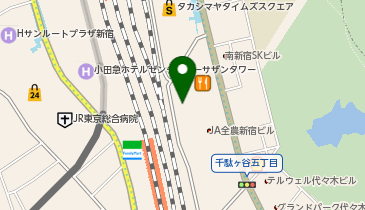 吟海 高島屋新宿店の地図画像
