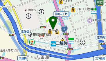 小洞天 三越日本橋本店の地図画像