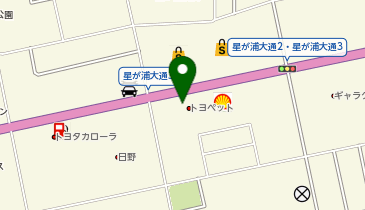 トヨタモビリティ釧路 星が浦大通店の地図画像
