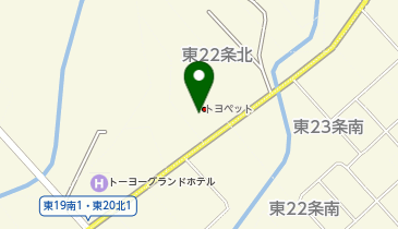 トヨタモビリティ釧路 中標津店の地図画像